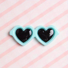 Heart Sunglasses Dog Hair Clips for Summer Grooming