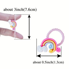 30pcs Colorful Dog Hair Ties Elastic Bands for Pets & Girls' Ponytails