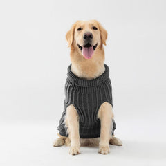 Plain Pet Knitted Sweater For Autumn And Winter Dog Warm Sweater