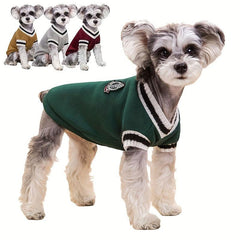 Plush Warm Dog Sweater Pet Apparel