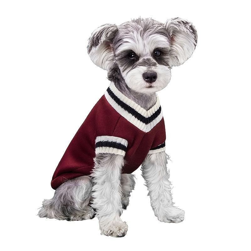 Plush Warm Dog Sweater Pet Apparel