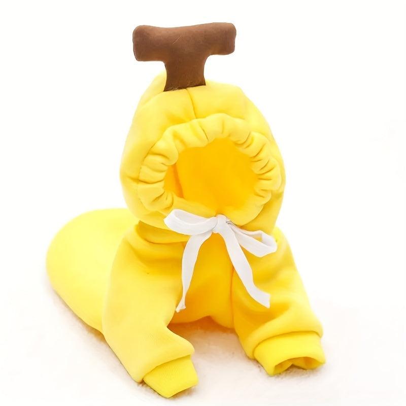 Fruit Dog Hoodie Winter Warm Fleece Pet Clothes For Dogs