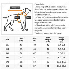 Reflective Waterproof Dog Coat for Winter Outdoor Travel