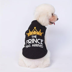 The Prince Has Arrived Pet Breathable Vest for Dog and Cat
