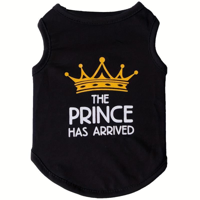 The Prince Has Arrived Pet Breathable Vest for Dog and Cat