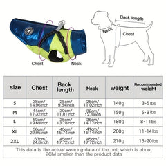 Waterproof Warm Dog Winter Coat Reflective Pet Jacket for Cold Weather