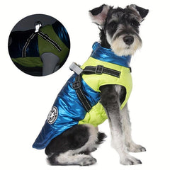 Waterproof Warm Dog Winter Coat Reflective Pet Jacket for Cold Weather