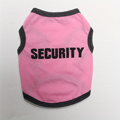Pet Security Graphic Vest for Dog and Cat, Breathable Summer Party Clothes