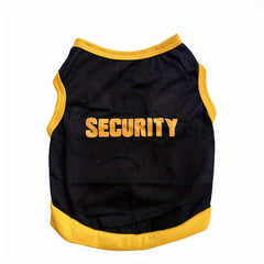 Pet Security Graphic Vest for Dog and Cat, Breathable Summer Party Clothes