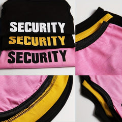 Pet Security Graphic Vest for Dog and Cat, Breathable Summer Party Clothes
