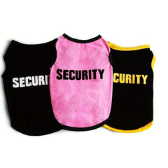 Pet Security Graphic Vest for Dog and Cat, Breathable Summer Party Clothes