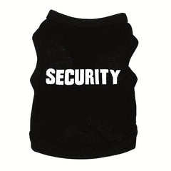 Pet Security Graphic Vest for Dog and Cat, Breathable Summer Party Clothes