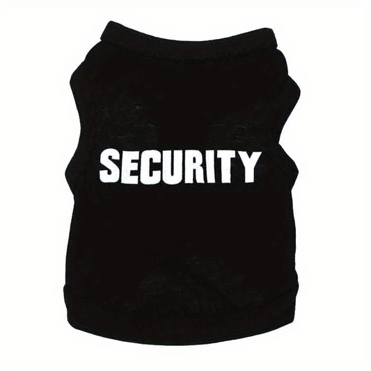 Pet Security Graphic Vest for Dog and Cat, Breathable Summer Party Clothes