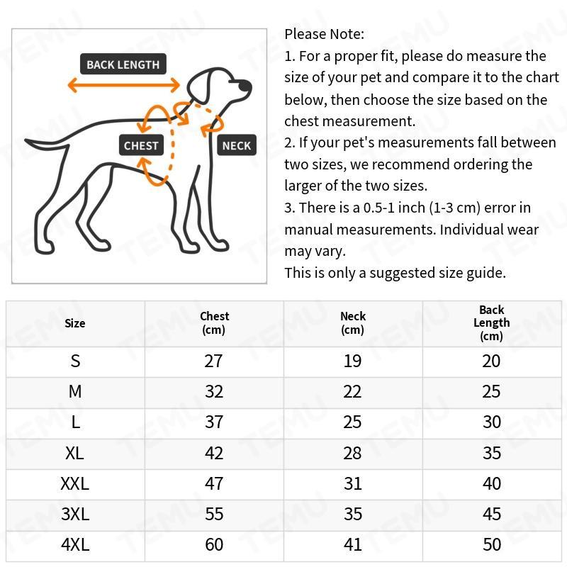 Working Dog Pet Cotton Jacket For Autumn And Winter Dog Warm Clothes