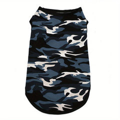 Camouflage Print Dog Vest Stylish Pet Shirt for Small and Medium Dogs
