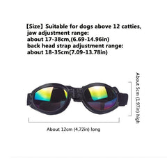 Adjustable Dog Sunglasses Windproof Sunscreen Goggles