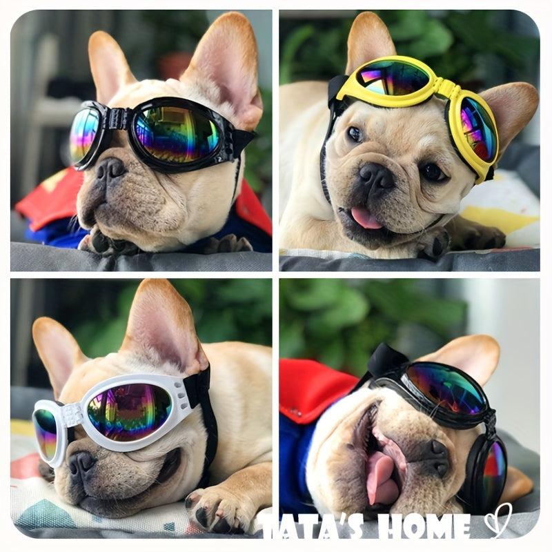 Adjustable Dog Sunglasses Windproof Sunscreen Goggles