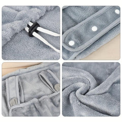 Pet Carrier Apron for Small Pets with Chest Bag and Sleeping Pocket