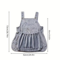Pet Carrier Apron for Small Pets with Chest Bag and Sleeping Pocket