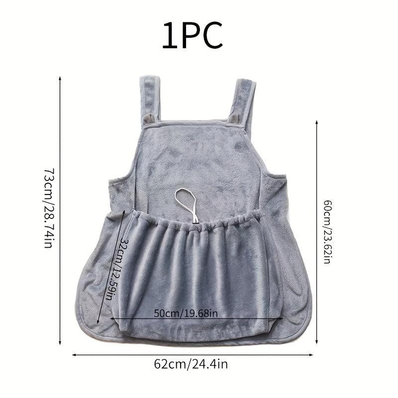 Pet Carrier Apron for Small Pets with Chest Bag and Sleeping Pocket