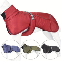 Thicken Warm Reflective Strap Dog Jacket for Autumn/Winter