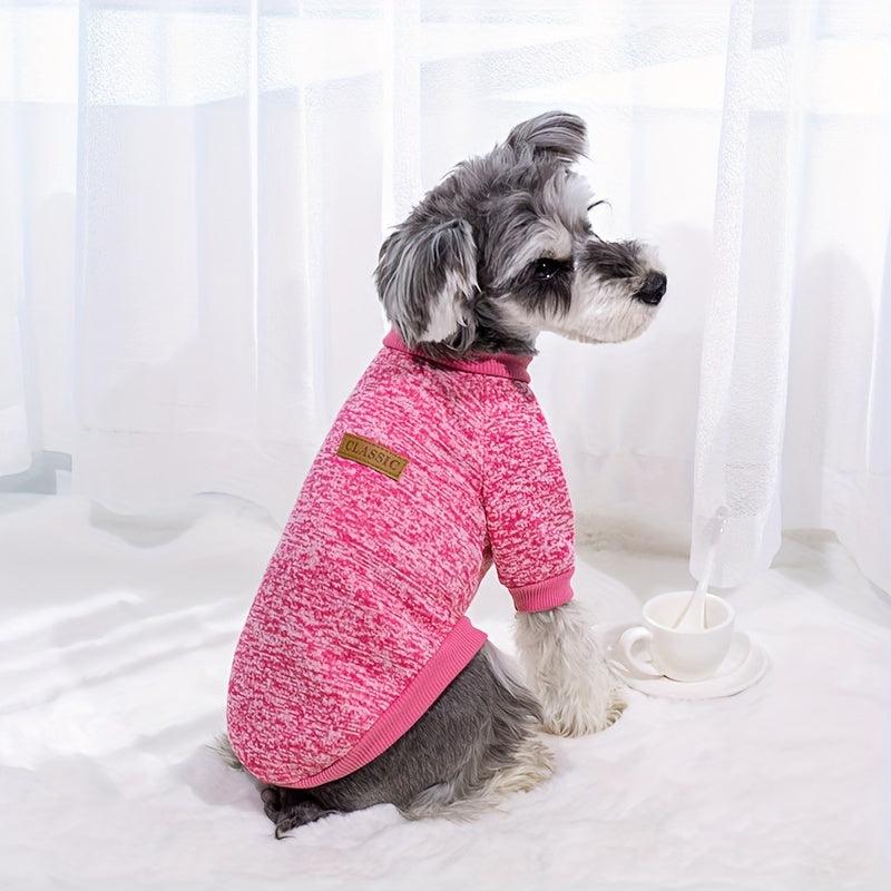 Soft Warm Dog Sweater Autumn And Winter Thin Fleece Pet Sweatshirt