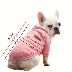 Soft Warm Dog Sweater Autumn And Winter Thin Fleece Pet Sweatshirt
