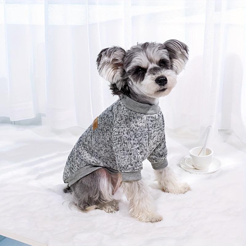 Soft Warm Dog Sweater Autumn And Winter Thin Fleece Pet Sweatshirt