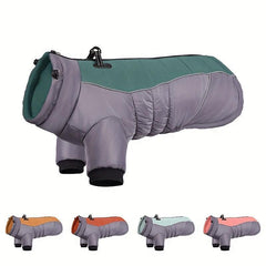 Reflective Warm Pet Clothes Waterproof Thickened Dog Coat For Medium Large Dog