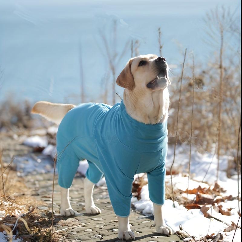Large Dog Winter Warm Coat Padded Dog Jacket For Cold Weather