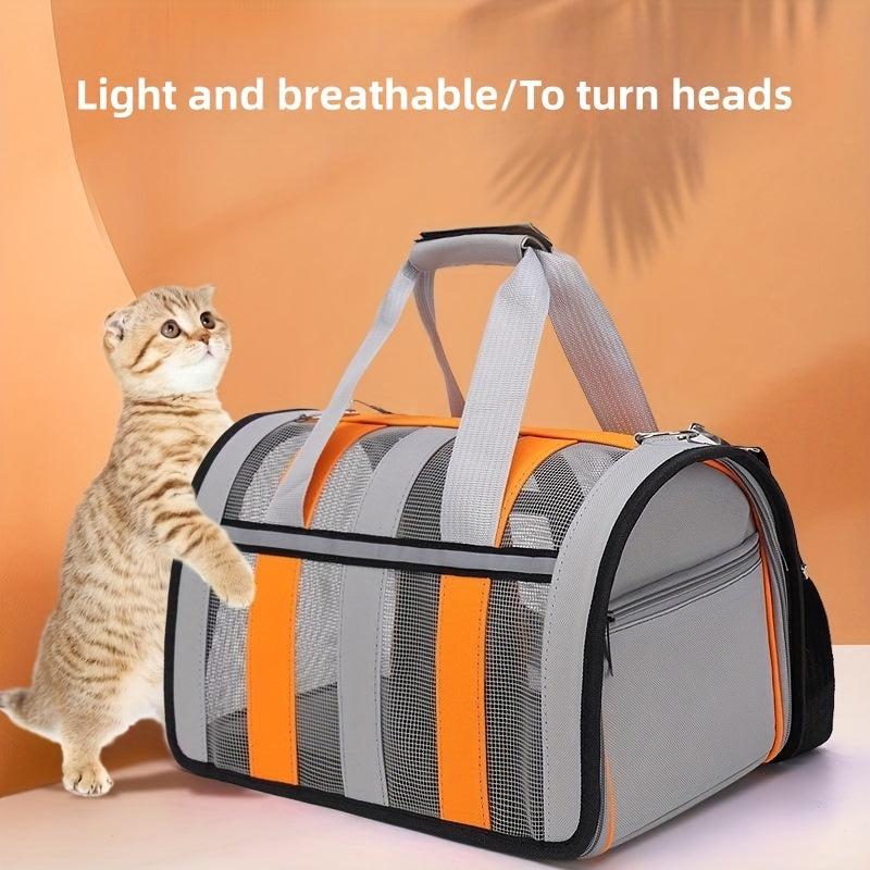 Portable Crossbody Cat Bag Large Capacity Pet Carrier