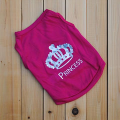 Summer Pet Party Crown Vest for Dogs and Cats