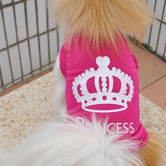 Summer Pet Party Crown Vest for Dogs and Cats
