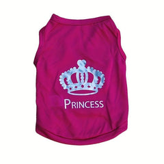 Summer Pet Party Crown Vest for Dogs and Cats