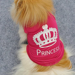 Summer Pet Party Crown Vest for Dogs and Cats