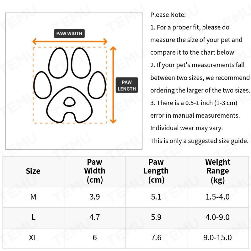 4pcs Rubber Pet Rain Boots Anti dirty Scratch Durable Shoes For Pet
