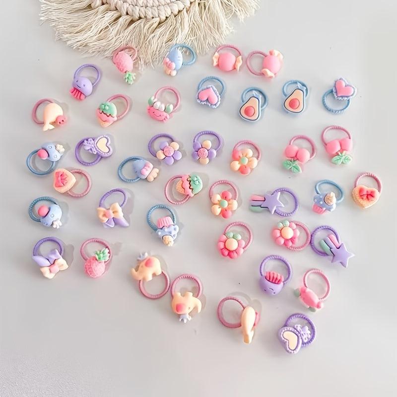 10pcs Flower Pet Hair Tie Accessories for Dogs