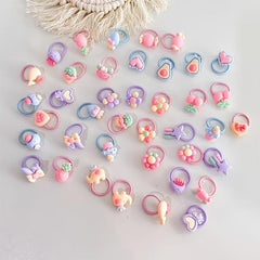 10pcs Flower Pet Hair Tie Accessories for Dogs