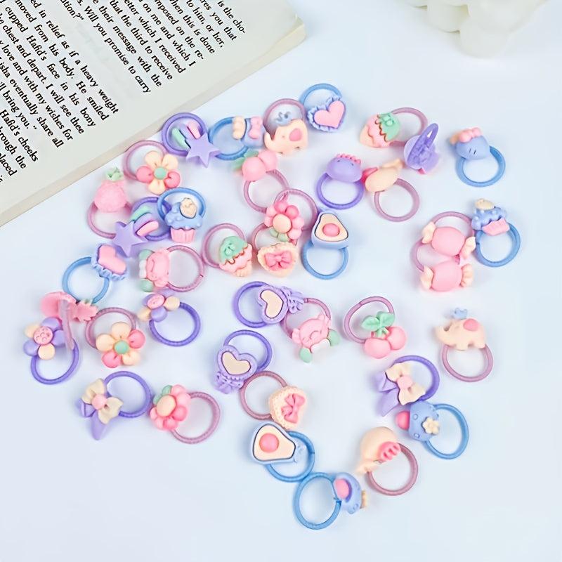 10pcs Flower Pet Hair Tie Accessories for Dogs