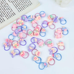 10pcs Flower Pet Hair Tie Accessories for Dogs