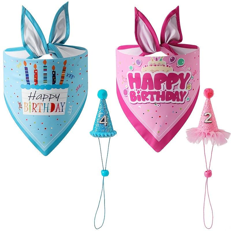 Stylish Dog Triangle Scarf Pet Birthday Accessory