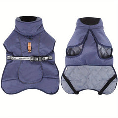 Pet Winter Cotton Dog Clothes Zipper Jacket