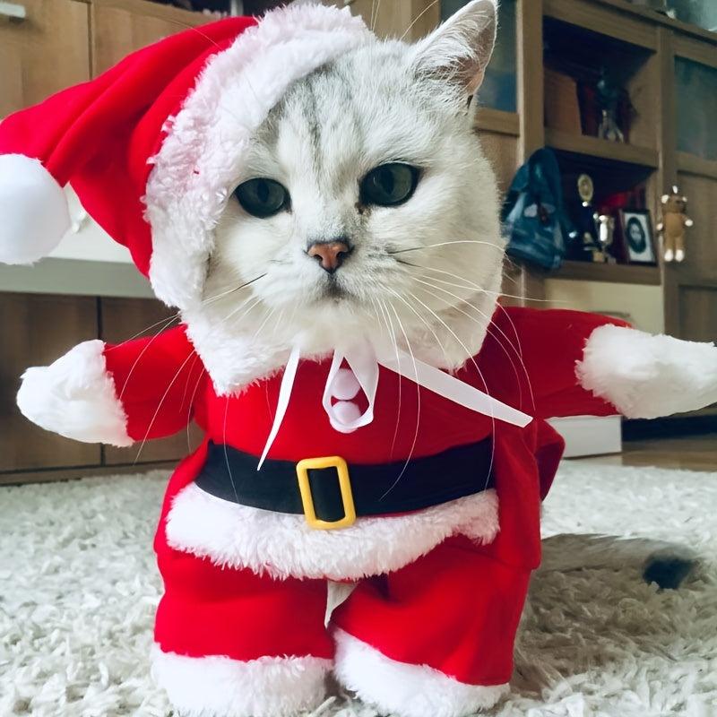 Funny Santa Claus Cat Clothes For Small And Medium Dogs