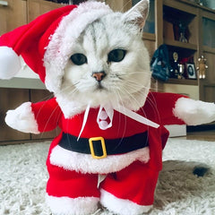 Funny Santa Claus Cat Clothes For Small And Medium Dogs