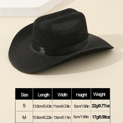 Adjustable Pet Cowboy Hat for Dogs and Cats