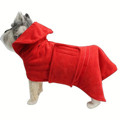 Pet Bathrobe Absorbs Water Cat Dog Bathrobe Towel Quick Drying