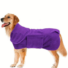 Pet Bathrobe Absorbs Water Cat Dog Bathrobe Towel Quick Drying