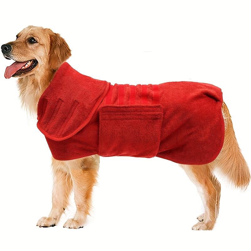 Pet Bathrobe Absorbs Water Cat Dog Bathrobe Towel Quick Drying