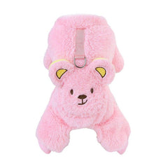 Pet Bear Dog Pajamas Winter Warm Dog Clothes For Small Dogs Costume