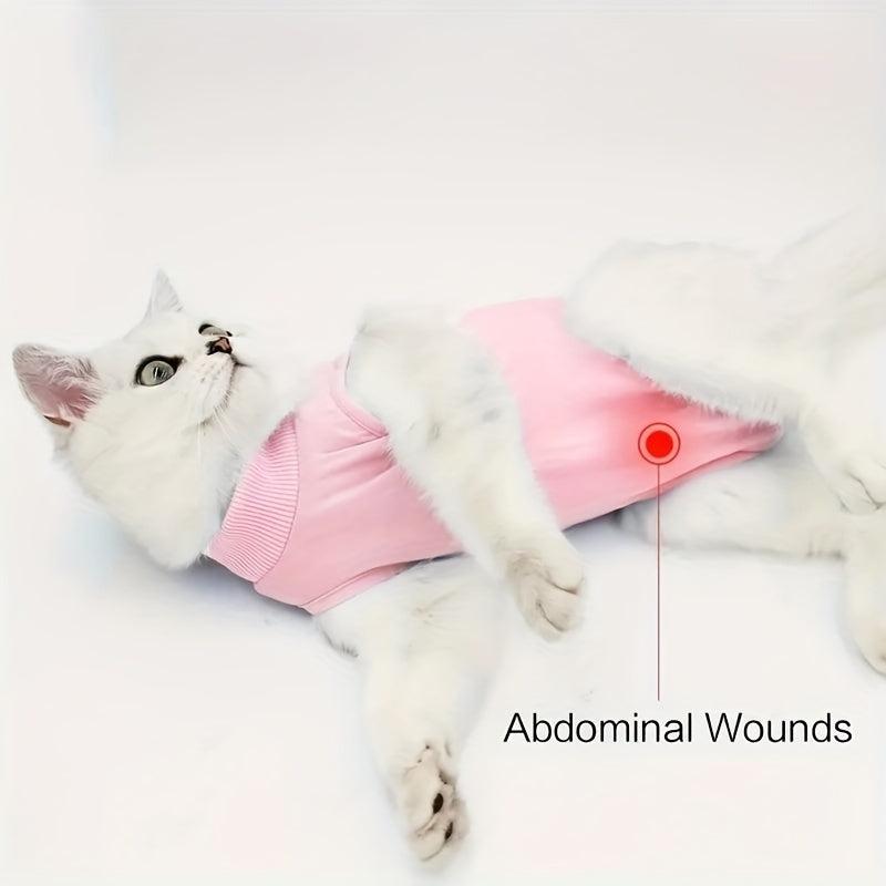 Adjustable Pet Recovery Shirt Modal Vest for Cat & Puppy